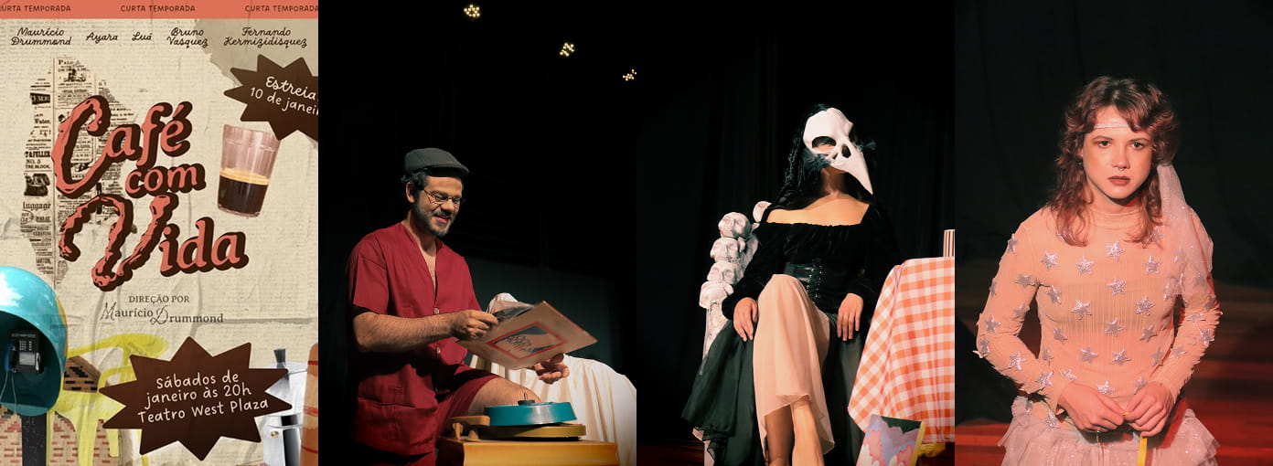 fotos do espetáculo café com vida
